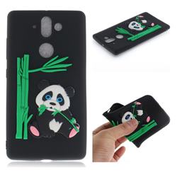 Panda Eating Bamboo Soft 3D Silicone Case for Nokia 9 - Black