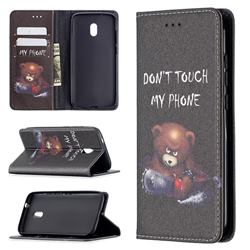 Chainsaw Bear Slim Magnetic Attraction Wallet Flip Cover for Nokia C1 Plus