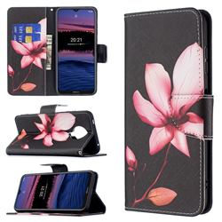 Lotus Flower Leather Wallet Case for Nokia G20