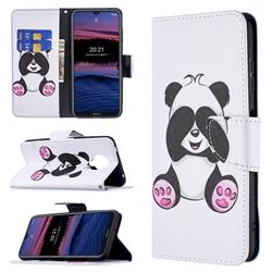 Lovely Panda Leather Wallet Case for Nokia G20