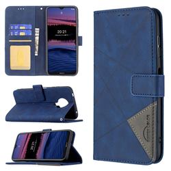 Binfen Color BF05 Prismatic Slim Wallet Flip Cover for Nokia G20 - Blue
