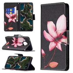 Lotus Flower Leather Wallet Case for Nokia X10