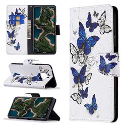 Flying Butterflies Leather Wallet Case for Nokia X10