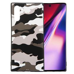 Camouflage Soft TPU Back Cover for Samsung Galaxy Note 10 (6.28 inch) / Note10 5G - Black White