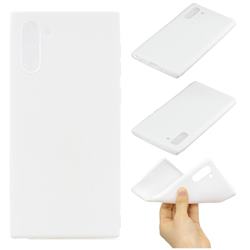 Candy Soft Silicone Protective Phone Case for Samsung Galaxy Note 10 (6.28 inch) / Note10 5G - White