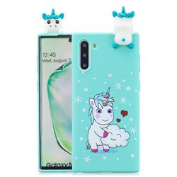 Heart Unicorn Soft 3D Climbing Doll Soft Case for Samsung Galaxy Note 10 (6.28 inch) / Note10 5G