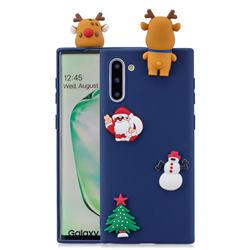 Navy Elk Christmas Xmax Soft 3D Silicone Case for Samsung Galaxy Note 10 (6.28 inch) / Note10 5G