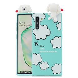 Cute Cloud Girl Soft 3D Climbing Doll Soft Case for Samsung Galaxy Note 10 (6.28 inch) / Note10 5G