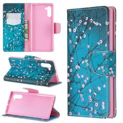 Blue Plum Leather Wallet Case for Samsung Galaxy Note 10 (6.28 inch) / Note10 5G