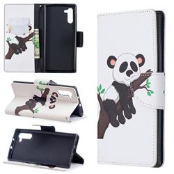 Tree Panda Leather Wallet Case for Samsung Galaxy Note 10 (6.28 inch) / Note10 5G