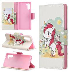 Cloud Star Unicorn Leather Wallet Case for Samsung Galaxy Note 10 (6.28 inch) / Note10 5G