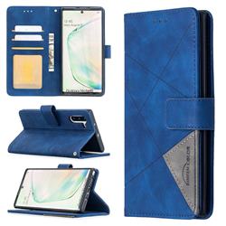 Binfen Color BF05 Prismatic Slim Wallet Flip Cover for Samsung Galaxy Note 10 (6.28 inch) / Note10 5G - Blue