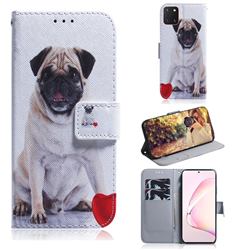 Pug Dog PU Leather Wallet Case for Samsung Galaxy Note 10 Lite