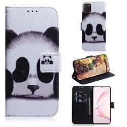 Sleeping Panda PU Leather Wallet Case for Samsung Galaxy Note 10 Lite