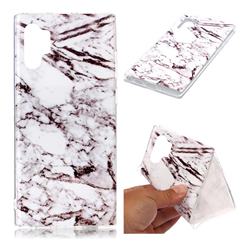 White Soft TPU Marble Pattern Case for Samsung Galaxy Note 10+ (6.75 inch) / Note10 Plus