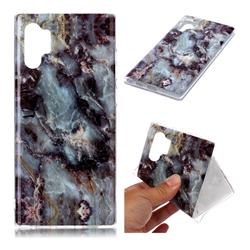 Rock Blue Soft TPU Marble Pattern Case for Samsung Galaxy Note 10+ (6.75 inch) / Note10 Plus