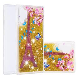 Golden Tower Dynamic Liquid Glitter Quicksand Soft TPU Case for Samsung Galaxy Note 10+ (6.75 inch) / Note10 Plus