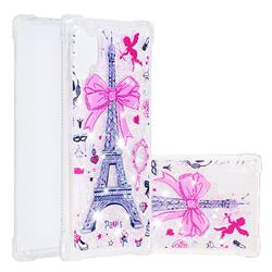 Mirror and Tower Dynamic Liquid Glitter Sand Quicksand Star TPU Case for Samsung Galaxy Note 10+ (6.75 inch) / Note10 Plus