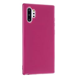 2mm Candy Soft Silicone Phone Case Cover for Samsung Galaxy Note 10 Pro (6.75 inch) / Note 10+ - Rose