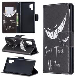 Crooked Grin Leather Wallet Case for Samsung Galaxy Note 10+ (6.75 inch) / Note10 Plus