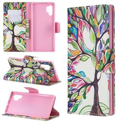 The Tree of Life Leather Wallet Case for Samsung Galaxy Note 10+ (6.75 inch) / Note10 Plus