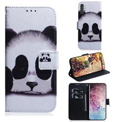 Sleeping Panda PU Leather Wallet Case for Samsung Galaxy Note 10+ (6.75 inch) / Note10 Plus