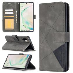 Binfen Color BF05 Prismatic Slim Wallet Flip Cover for Samsung Galaxy Note 10 Pro (6.75 inch) / Note 10+ - Gray
