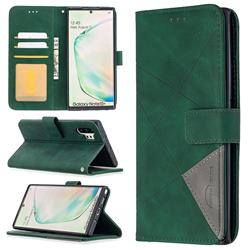 Binfen Color BF05 Prismatic Slim Wallet Flip Cover for Samsung Galaxy Note 10 Pro (6.75 inch) / Note 10+ - Green