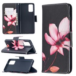Lotus Flower Leather Wallet Case for Samsung Galaxy Note 20