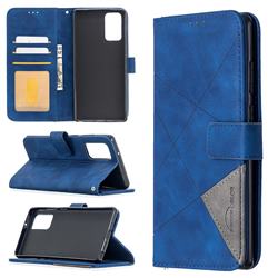 Binfen Color BF05 Prismatic Slim Wallet Flip Cover for Samsung Galaxy Note 20 - Blue