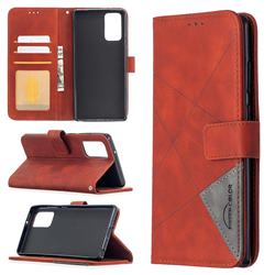 Binfen Color BF05 Prismatic Slim Wallet Flip Cover for Samsung Galaxy Note 20 - Brown