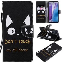 Cat Ears PU Leather Wallet Case for Samsung Galaxy Note 20