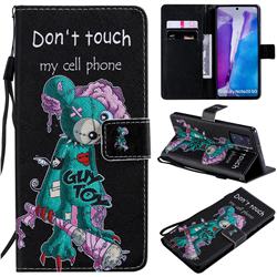 One Eye Mice PU Leather Wallet Case for Samsung Galaxy Note 20
