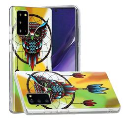 Owl Wind Chimes Noctilucent Soft TPU Back Cover for Samsung Galaxy Note 20