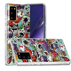Trash Noctilucent Soft TPU Back Cover for Samsung Galaxy Note 20