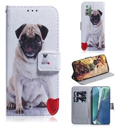 Pug Dog PU Leather Wallet Case for Samsung Galaxy Note 20