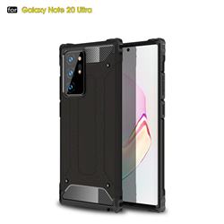 King Kong Armor Premium Shockproof Dual Layer Rugged Hard Cover for Samsung Galaxy Note 20 Ultra - Black Gold