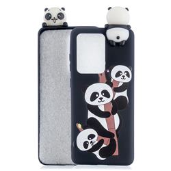 Panda Girl Soft 3D Climbing Doll Soft Case for Samsung Galaxy Note