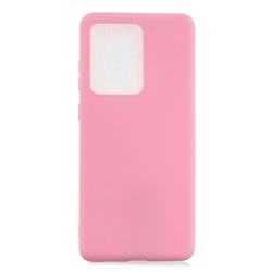 Candy Soft Silicone Protective Phone Case for Samsung Galaxy Note 20 Ultra - Dark Pink