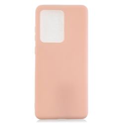 Candy Soft Silicone Protective Phone Case for Samsung Galaxy Note 20 Ultra - Light Pink