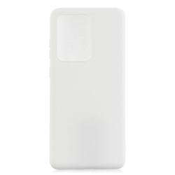 Candy Soft Silicone Protective Phone Case for Samsung Galaxy Note 20 Ultra - White