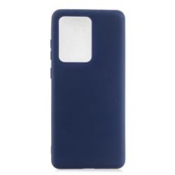 Candy Soft Silicone Protective Phone Case for Samsung Galaxy Note 20 Ultra - Dark Blue