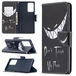 Crooked Grin Leather Wallet Case for Samsung Galaxy Note 20 Ultra