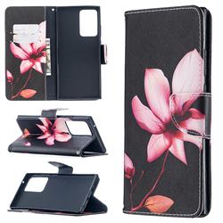 Lotus Flower Leather Wallet Case for Samsung Galaxy Note 20 Ultra