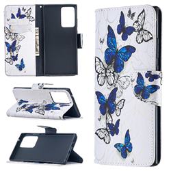 Flying Butterflies Leather Wallet Case for Samsung Galaxy Note 20 Ultra