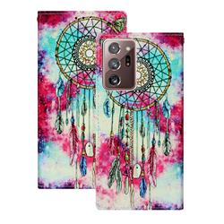 Butterfly Chimes PU Leather Wallet Case for Samsung Galaxy Note 20 Ultra