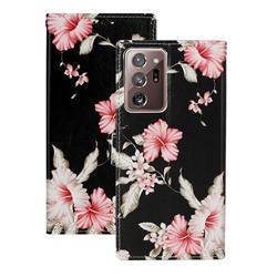 Azalea Flower PU Leather Wallet Case for Samsung Galaxy Note 20 Ultra