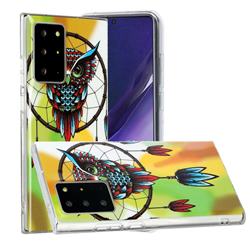 Owl Wind Chimes Noctilucent Soft TPU Back Cover for Samsung Galaxy Note 20 Ultra