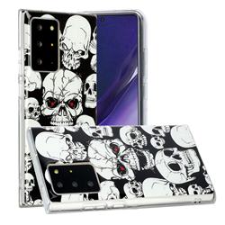 Red-eye Ghost Skull Noctilucent Soft TPU Back Cover for Samsung Galaxy Note 20 Ultra