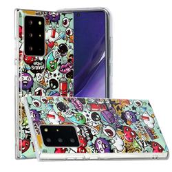 Trash Noctilucent Soft TPU Back Cover for Samsung Galaxy Note 20 Ultra